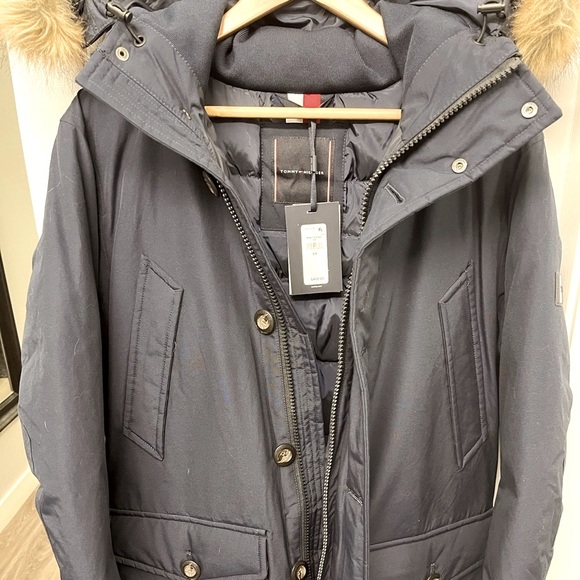 Tommy Hilfiger Faux Fur Trim Down-filled Winter Parka - Picture 5 of 8